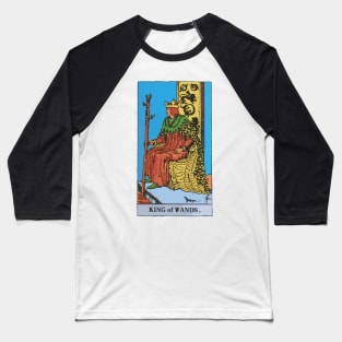 King of Wands - A Tarot Print Baseball T-Shirt